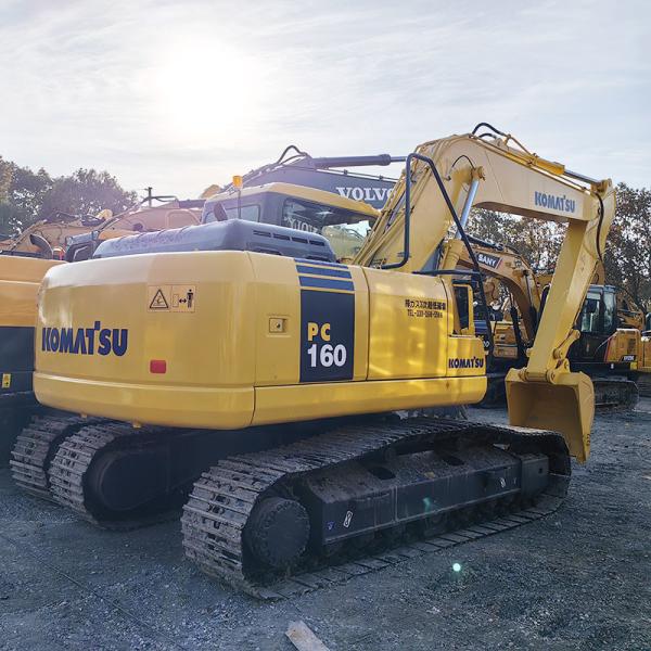 Engenharia de Construção Usada Excavadora Komatsu Pc160-7