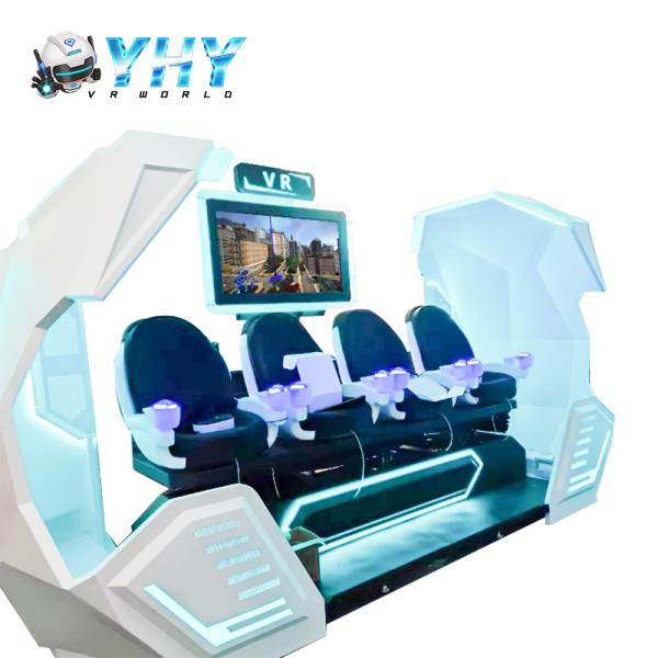 YHY VR Cinema 4 Seats 9D Virtual Reality Movie Machine One Stop Project Game Park Use 