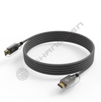 2.1 HD Port de liaison câble à fibre optique TPU Shell acier inoxydable 304 tube blindé puce de ligne de silicium 4K 60Hz 8K 144Hz OD 6.0mm