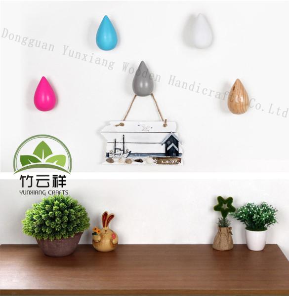 Wall Hook Water Drop Shaped Minimalist Design Decorative Creative Coat Hat Hanger Hook