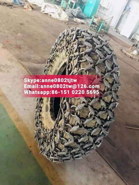 Heavy mining tire protection chain 1200-24 manufacture of tyre chains from China;mining tire chains