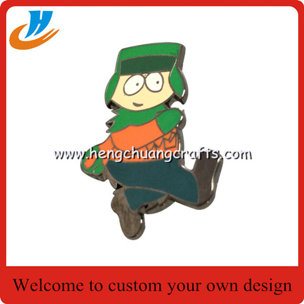 Android badge/Android robot lapel pin with hard enamel process