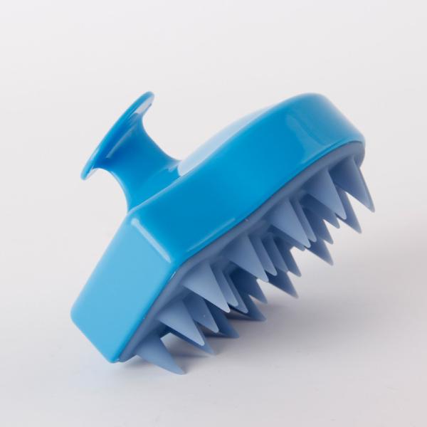 Blue Mini Head Massage Brush , Hair Scalp Massage Brush OEM / ODM Services