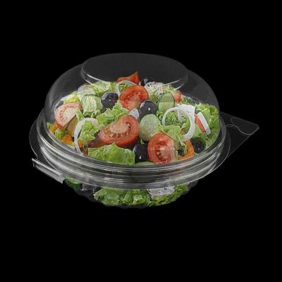 Customized Plastic Berry Containers 10oz With Dome Lid For Vegetable Salad