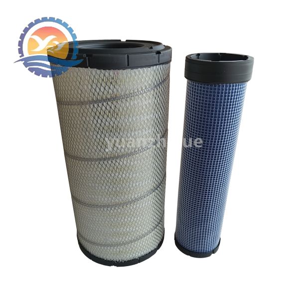 Factory Sale Price PC200-8 PC220-7 Air Filter 600-185-4100 600-185-4110 4044938 for Komatsu Excavator Parts