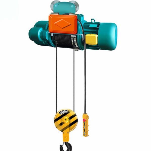 3 Ton 5 Ton CD1 Type Electric Hoist Electrical Wire Rope Hoist For Bridge Gantry Crane