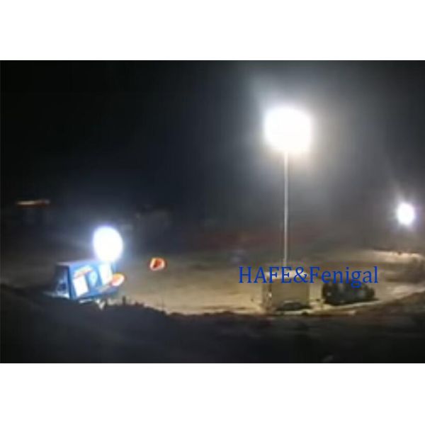Night Construction Road Paving Glare Free Balloon Lights In Halogen 650W-4000W