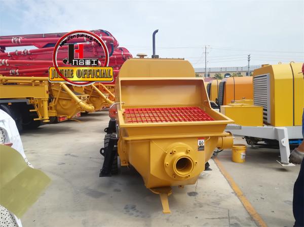 Best Quality Diesel Engine Concrete Pumps Trailer 50m3 Concrete Pump Hydraulic Concrete Pumping Machine