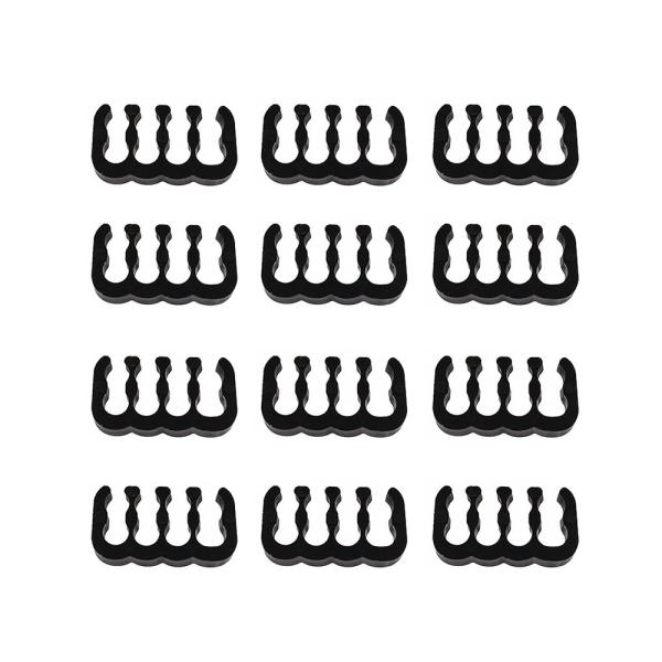 Sleeved Cable Comb Kit 4*24pin Motherboard Power Supply Cable Comb CPI-E PC 12*8pin GPU 8*6pin Extension Black