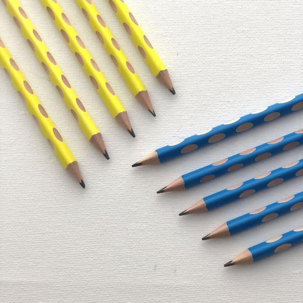 wholesale triangle barrel groove kids writing HB pencil