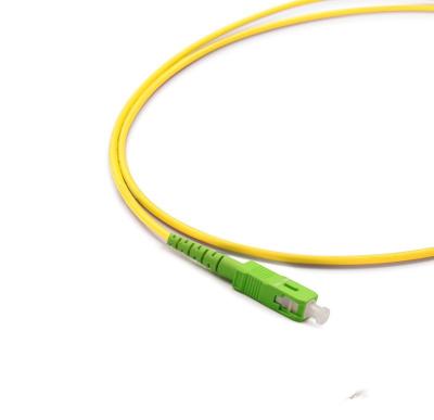 Cabo de remendo de fibra ótica da ligação em ponte da manutenção programada DX 3m de LC-LC