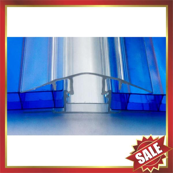 high quality polycarbonate PC Buckle,PC Snap,PC Connector profile for polycarbonate board
