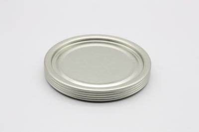 Tin Can Lids 0.20-0.22mm Thickenss Plain Syle Clear Lacquer Coating Flat
