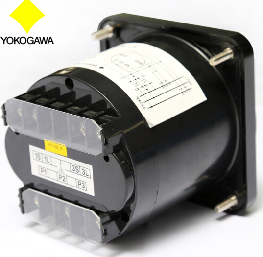 YOKOGAWA Switchboard  Panel Analog Power Factor Meter 110x110mm 80x80mm Single Phase