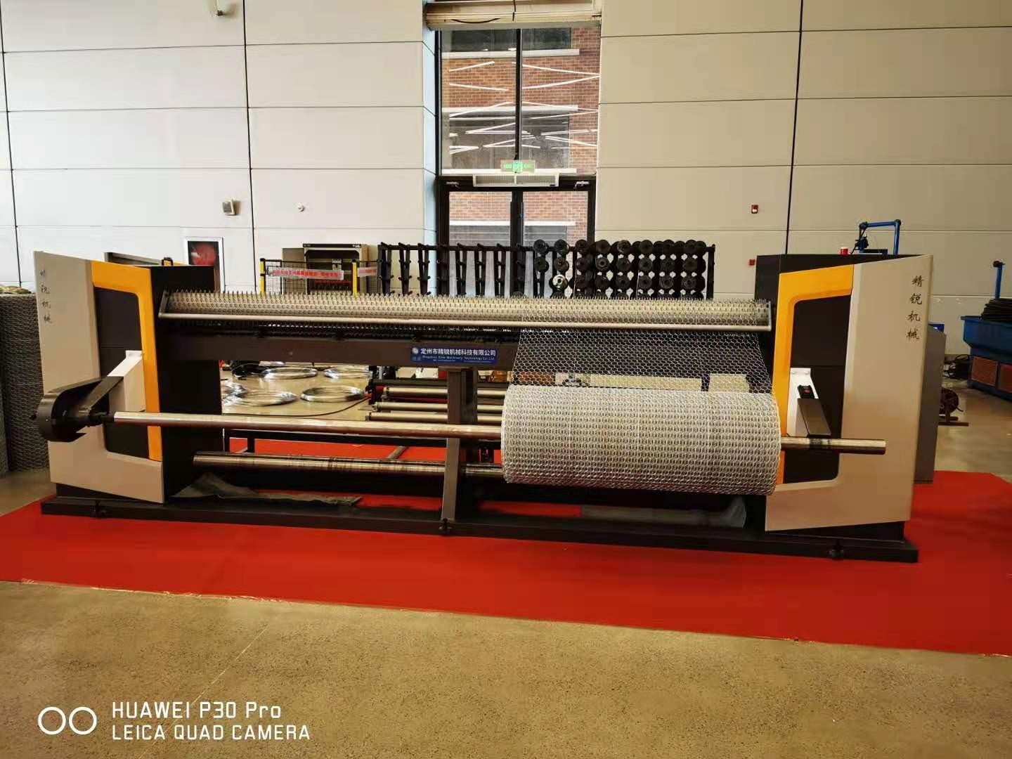 Высокоэффективная шестиугольная проволочная сетка Plc управление полностью автоматическое