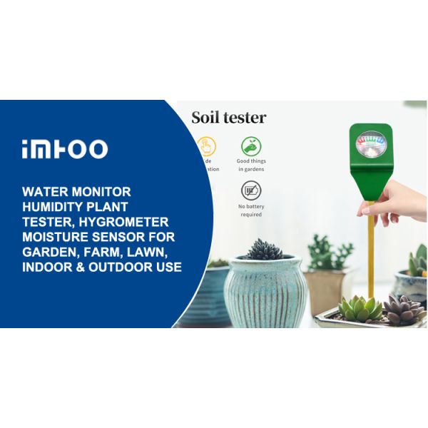 Mini Soil Moisture Meter Tester Portable Test Kit Tool For Plant Lawn Farm Garden