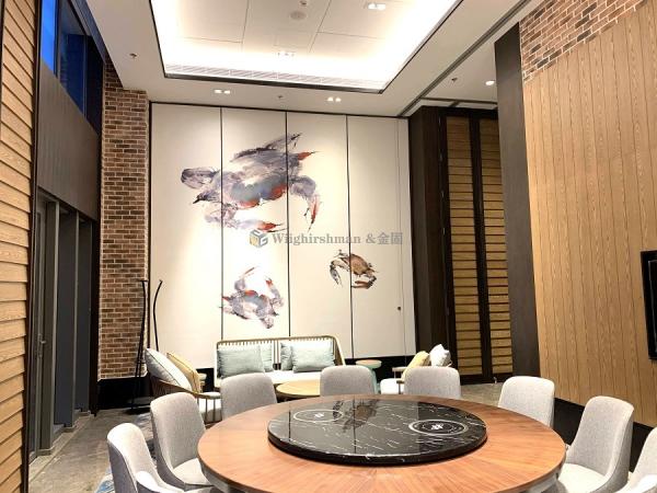 Quick Installation Sliding Room Partition Lightweight Room Divider Folding