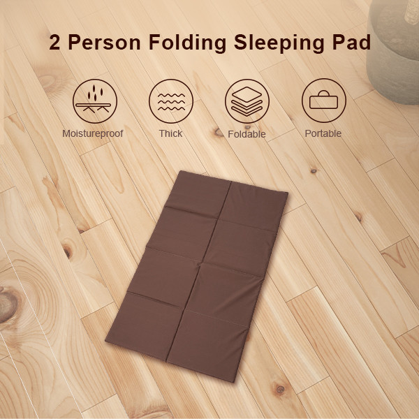Водонепроницаемая двойная спальная коврик кемпинг на открытом воздухе пешие прогулки трехслойная спальная подушка