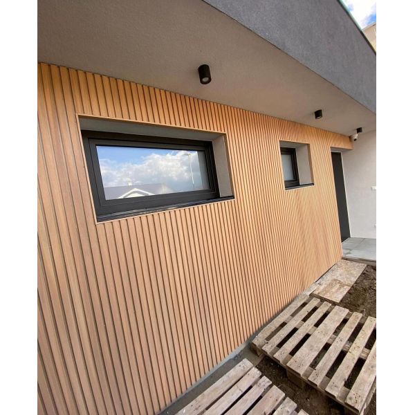 Modern WPC Facade Panel Outdoor Siding Exterior Wall Panel Wpc Wall Cladding for Hotel