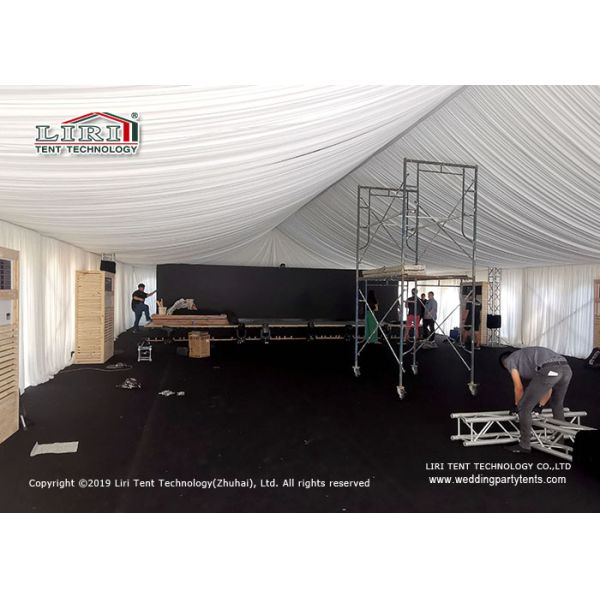 Liri Aluminum Tent With 850g/Sqm Pvc Cover For 300 People Outdoor Party