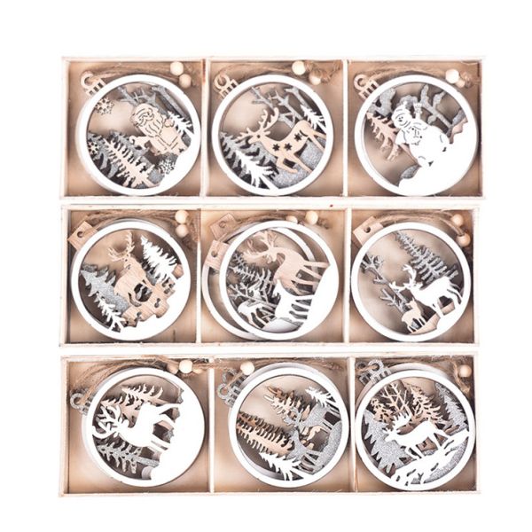 Fabrica de suministros Árbol de Navidad Decoraciones colgantes Ornamento de Navidad Ornamento con copo de nieve Ornamento de árbol de Navidad