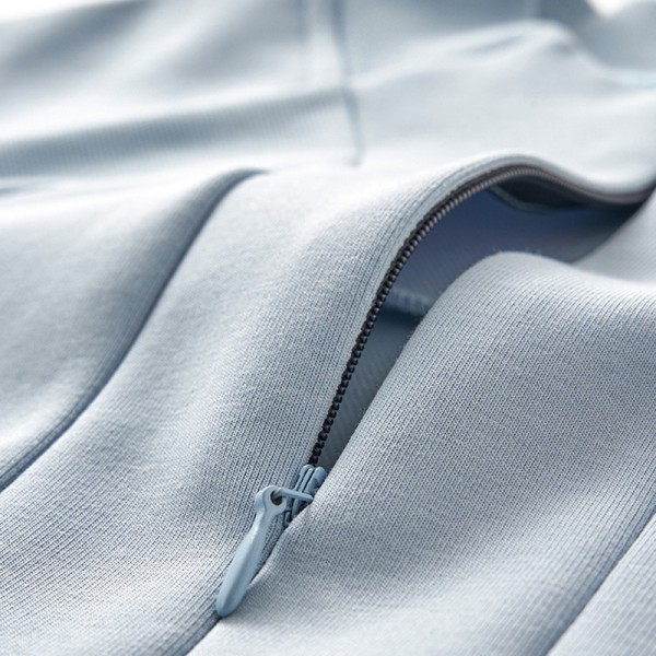Custom OEM Lycra Pique Stretch Half Zip Sweatshirt, Jelly Double Sided Fabric Casual Pullover