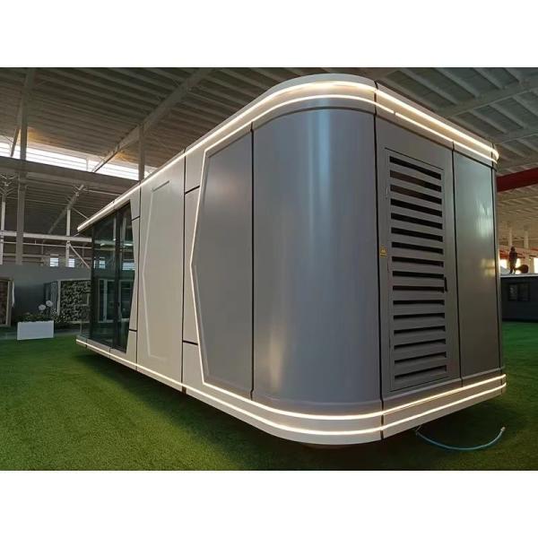 Cottage en verre de style contemporain pour les couples vacances en plein air
