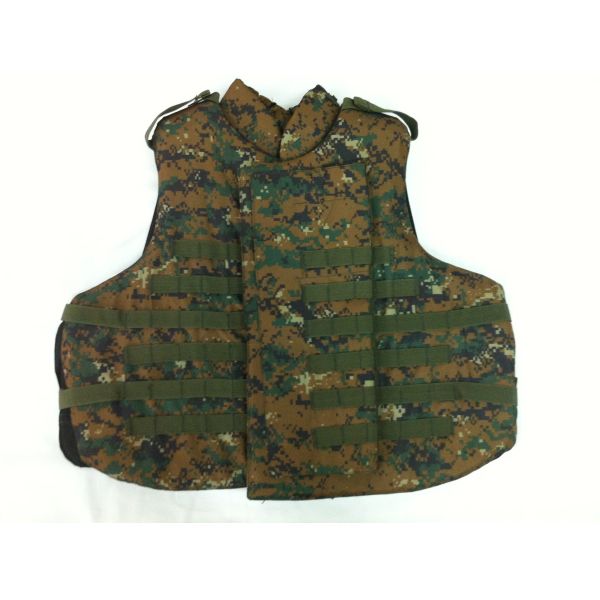 Adjustable Side Straps Military Tactical Bulletproof Vest with Soft Trauma Pad Black