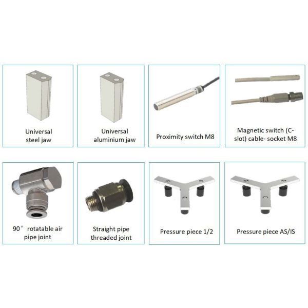 3 Jaw Parallel Gripper, Multi-tooth Guidance THN
