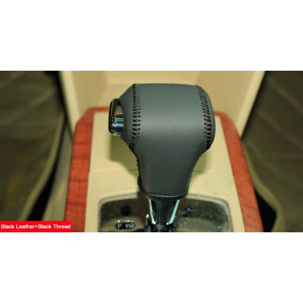 Leather Gear Shift Knob Cover for Volkswagen Golf 6 VW Polo Tiguan Jetta Mk6 Passat 2011 2012 2013 Automatic