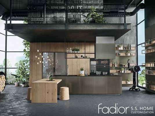 Custom Configurable Stainless Steel Kitchen Cabinet with Island-Centered Planning and Long-Term Value