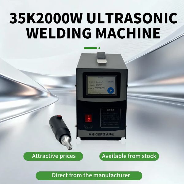 Portable Hand Ultrasonic Spot Welding Machine 35K 2000w For Automotive Industry