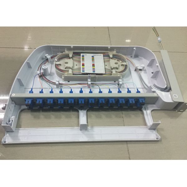 High Quality Plastic ABS Metrial Rotary Fiber Patch Panel Rack Mount ODF