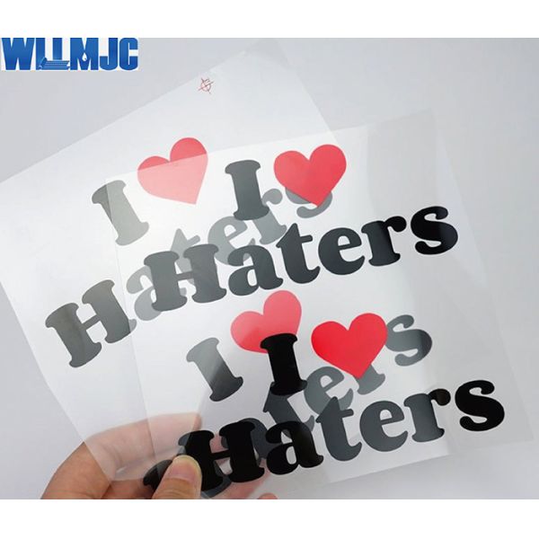 Bags Silicone Tagless Heat Transfer Label 8-10 Seconds Transfer Time