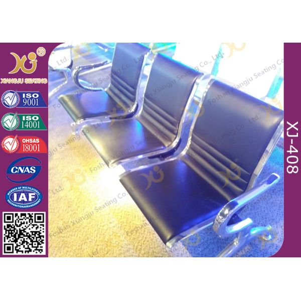 Public Shopping Mall Waiting Area Chairs, Hospital Waiting Seats  Covered PU Cushion