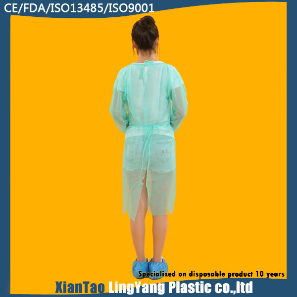 Waterproof Disposable Isolation Gowns Infection Control Medical Clothing