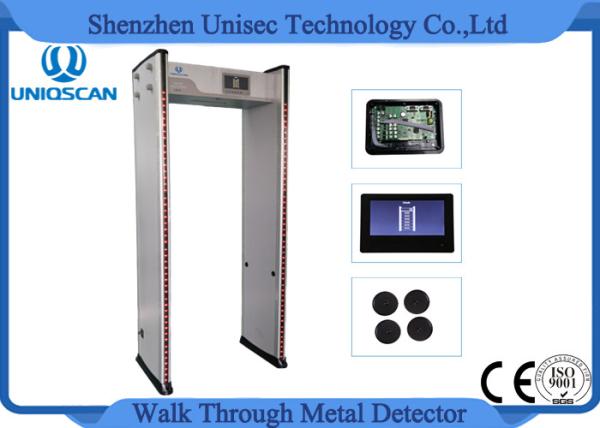 33 Zones Walk Through Metal Detector Security Check Gate 999 Sensitivity Body Scanner