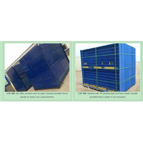 6ft High Temporary Fencing Panels Canada Metal For Construction Site