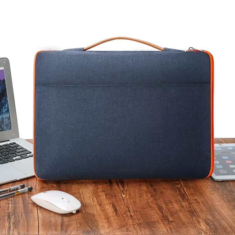 Handheld 13inch/14inch/15.6inch Women's Laptop Briefcase Bag PU Material Protective Sleeve Case Compatible with Apple Tablet Wholesale OEM/ODM/Private Label