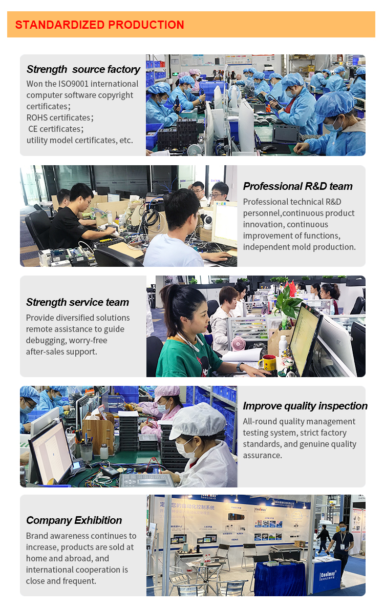 Coolmay Industrial Touch Panel PC 4 Wire Resistive Panel 128mb 4.3inch 480*272