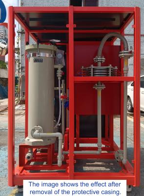 Electrochemical wastewater treatment equipment for alkaline wastewater treatment