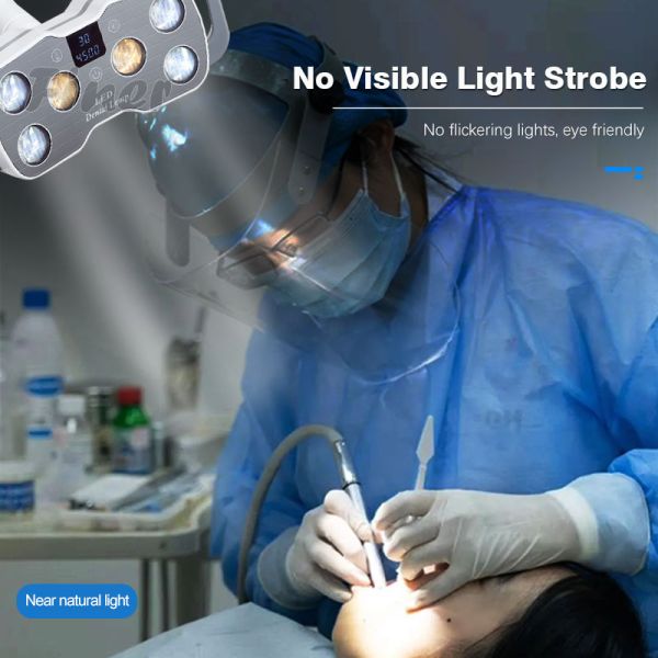 120MM Wide spot 30000Lx Dental Chair Lighting For Dentistry