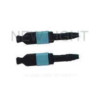 Cabo da fibra de 12 MTP, OM1 multimodo OM2 OM3 OM4 OS2 MPO - conectores de MPO