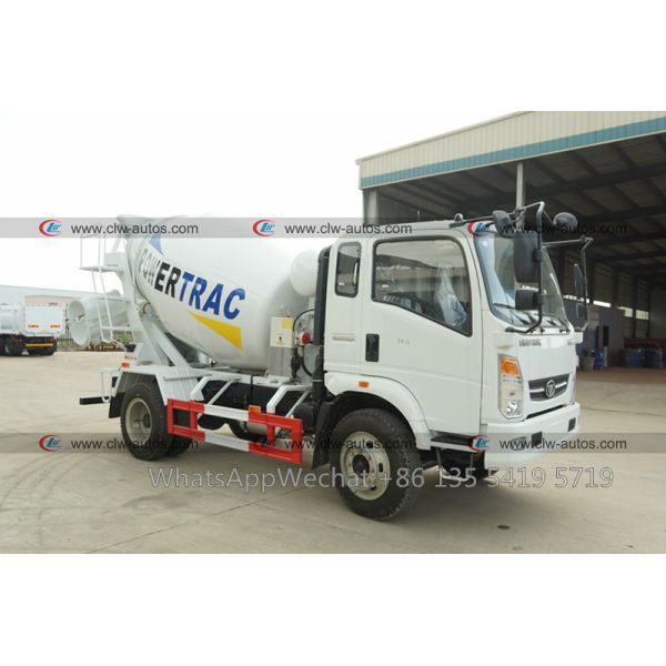 YUCHAI Diesel Engine 4m3 5m3 Cement Concrete Mixer Truck