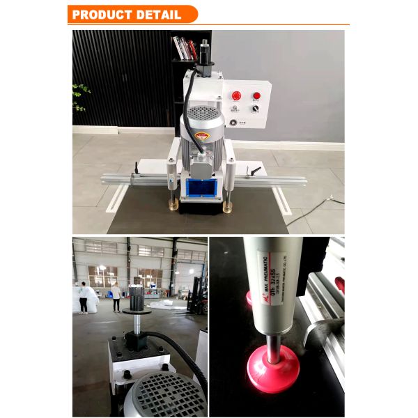Precision Wood Hinge Drilling Bench for Furniture 800x750x1700mm Vertical Single Head