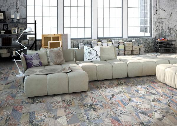250x250mm Colorful Ceramic Rustic Tile for Indoor Floor