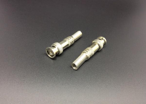 Da solda rápida masculina do friso do conector do fio do cabo da tevê do RF BNC bota longa do metal