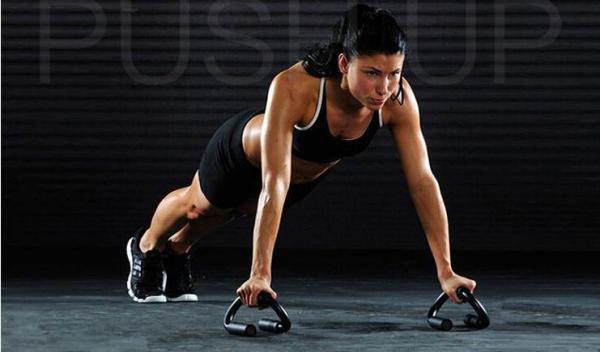S-Shaped Workout Training Indoor Non Slip Fitness Equipment Push up Bar