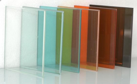 Colored Laminated Glass Sheets Flat / Curve Reflective Laminated Glass Panels PVB SGP Flat Safety Laminated Table Glass Clear Ultra White Dark Blue
