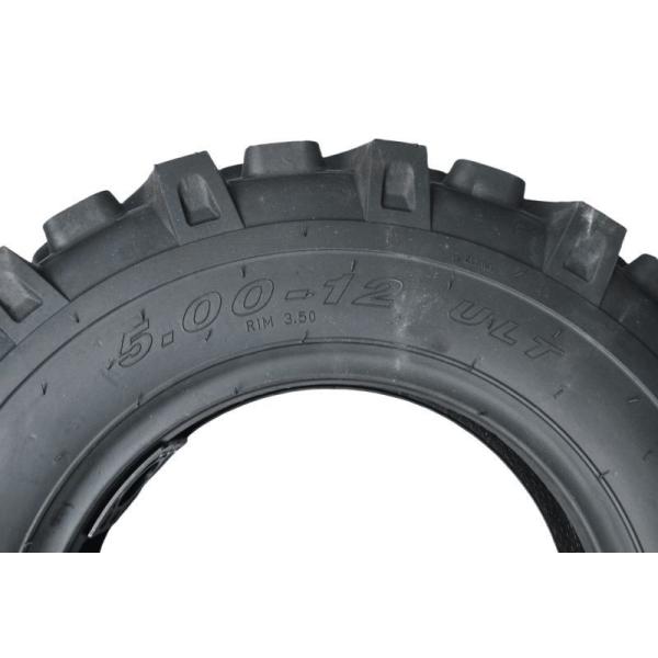 5.00-12 Motorcycle Tires Wear Resistance Over 20000 Kilometers Nylon Cord Material